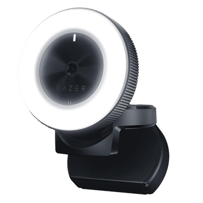Razer kiyo broadcasting camera &mu;&epsilon; &epsilon;&nu;&sigma;&omega;&mu;&alpha;&tau;&omicron;&mu;&epsilon;&nu;&omicron; ring light, , medium