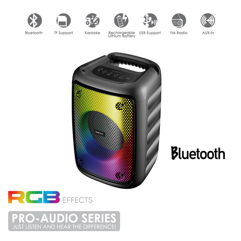 Sonicgear audioxpro500hd portable bluetooth speakers, , medium-null