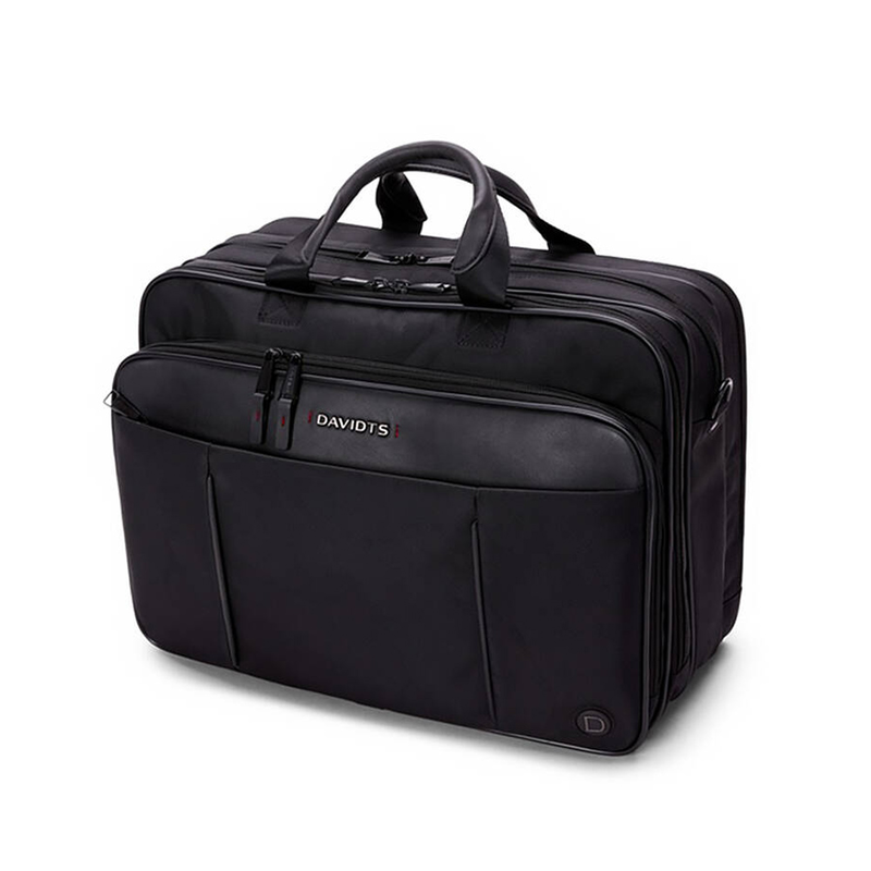 Επαγγελματική τσάντα laptop 17 davidts μαύρο 263700-01 image number null