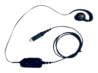 Zebra headset hdst-USBc-ptt1-01 | wired USB-c mono ear-bud, , medium