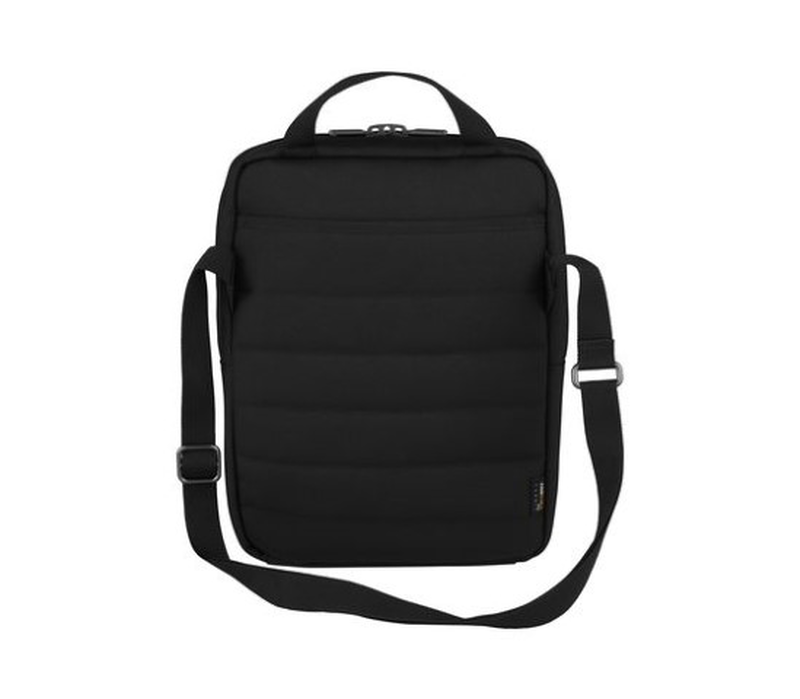 Werks professional cordura, crossbody laptop bag, black, , medium-null