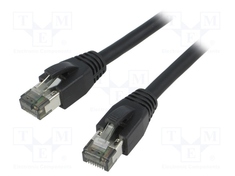 Cat 8.1 patch cord s/ftp stranded cu lszh black 1m 26awg, , medium-null