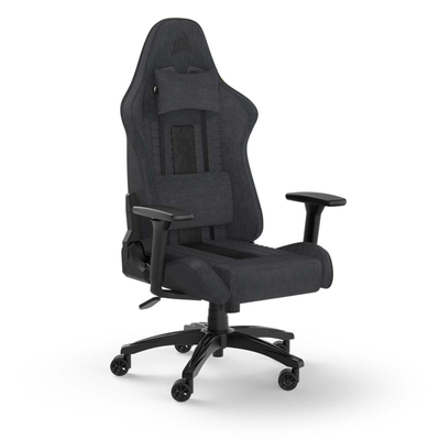 Corsair tc100 relaxed gaming chair fabric black/grey (cf-9010052-ww), , medium