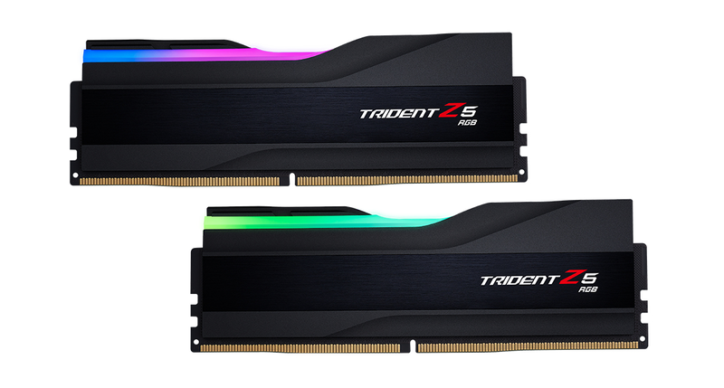 G.skill trident z5 rgb black 48GB (2x24GB) ddr5-6400 cl32 intel xmp 1.40v memory kit f5-6400j3239f24gx2-tz5rk-null