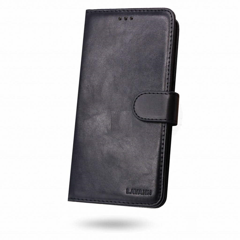 iPhone 17 pro max lavann protection leather case black-null