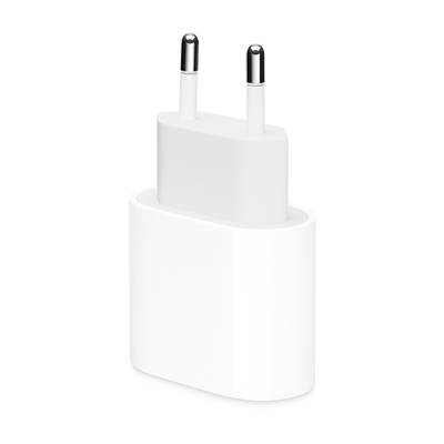 20w USB-c power adapter, White, medium