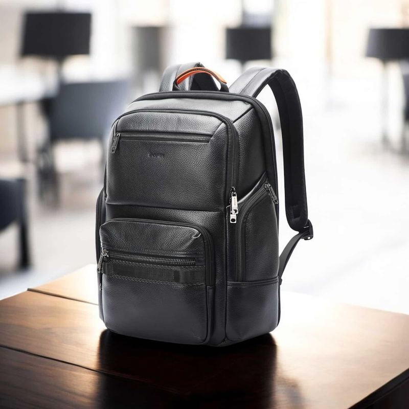 Bopai valor leather laptop backpack 15.6&Prime;, , medium-null