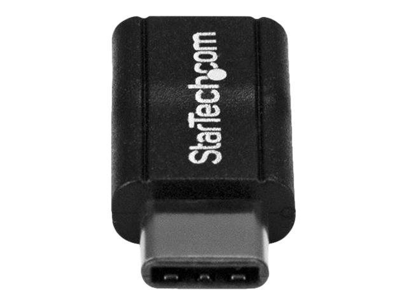Startech.com USB c to USB micro b / USB type c to USB m / f / USB 2.0 / USB c connector / USB-c to USB micro b adapter (USB2cubadp) / USB adapter / USB-c (m) to micro-USB type b (f) / USB 2.0 / black, , medium-null