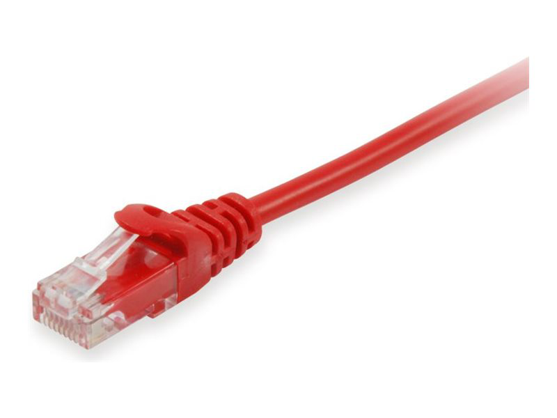 Equip cat.6 u/utp patch cable | rj45 male to rj45 male | 0.15 m | red | 250 mhz | 1GBps | unshielded | cca 26/7 awg-null