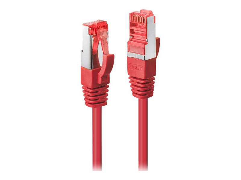 Lindy - patch cable - rj-45 (m) to rj-45 (m) - 1 m - sftp, pimf - cat 6 - snagless - red-null