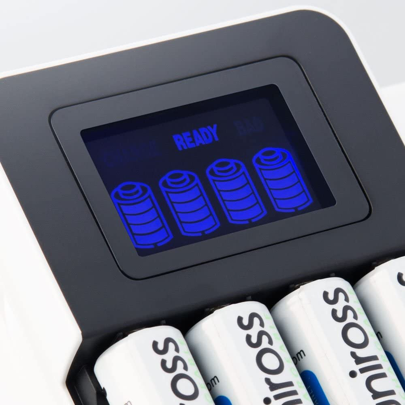 Uniross ucu002a USB charger with 4x aa 2100 batteries, , medium-null