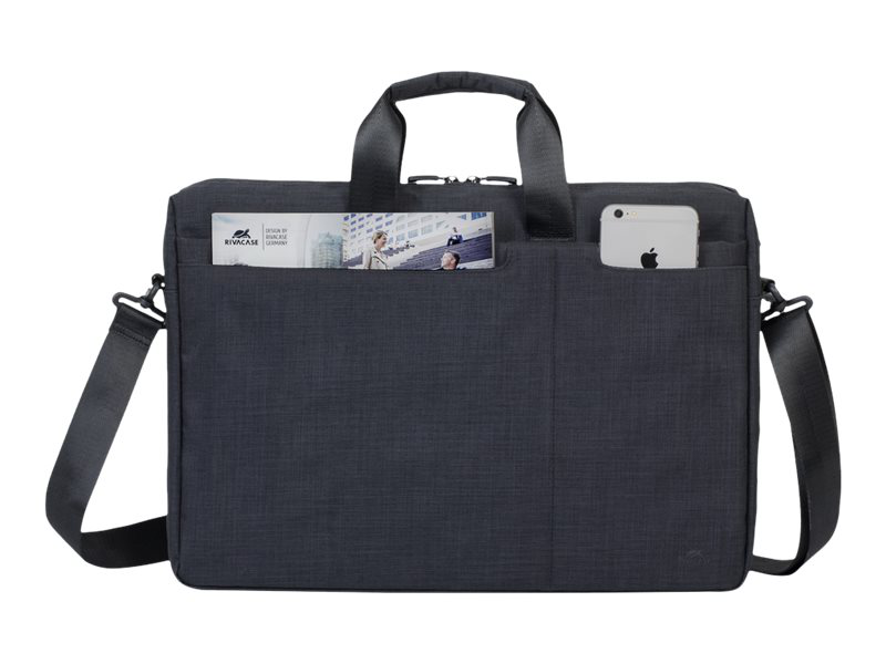 Riva case 8355 - notebook carrying case - 17.3" - black, , medium-null