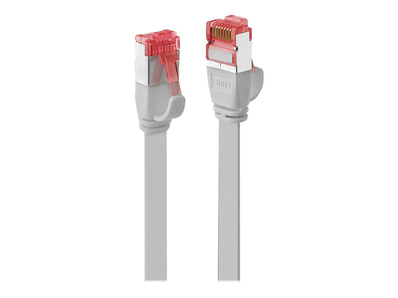 Lindy - patch cable - rj-45 (m) to rj-45 (m) - 1 m - u/ftp - cat 6 - halogen-free, snagless - grey-null