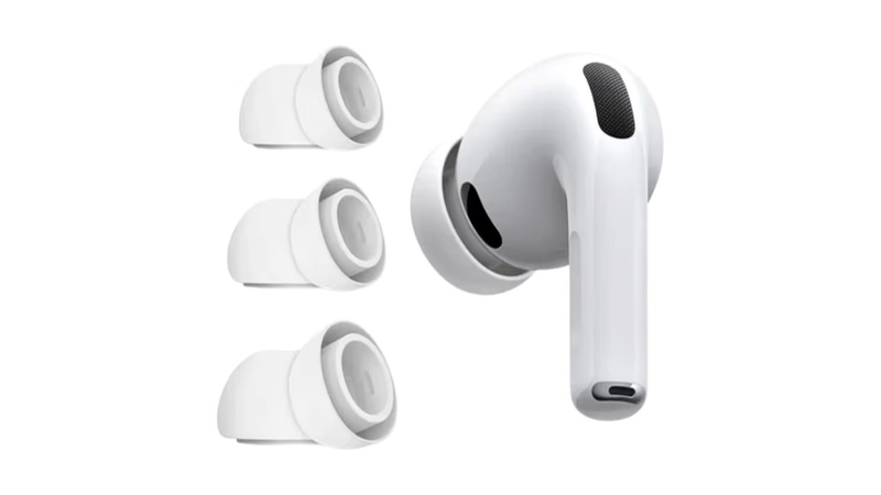 Tech-protect ear tips 3-pack apple AirPods pro 3 white, , medium-null