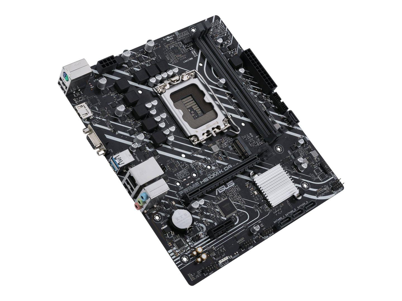 Asus prime h610m-k d4 micro-atx motherboard lga 1700 intel h610 ddr4 pcie 4.0 m.2 HDMI vga gbe lan black-null