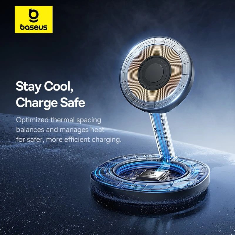 Baseus charger desktop wireless 15w qi2 incl cable+20w charger enerfill ff11, , medium-null