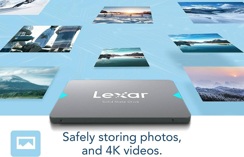 Lexar nq100 1TB 2.5 inch sata III internal SSD up to 550mb/s read solid state drive for laptop and desktop lnq100x001t-rnnng-null