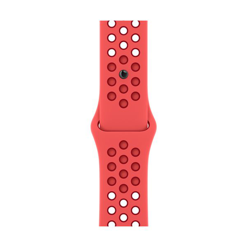 41mm bright crimson/gym red nike sport band image number null
