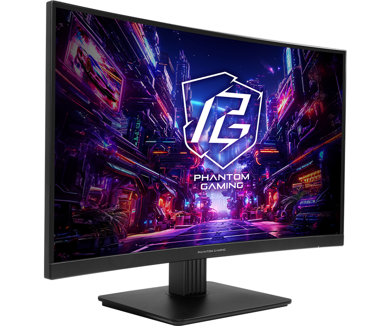 Asrock phantom gaming pg27qrt1b 27" &omicron;&theta;ό&nu;&eta; va curved 180hz qhd 2560x1440-null