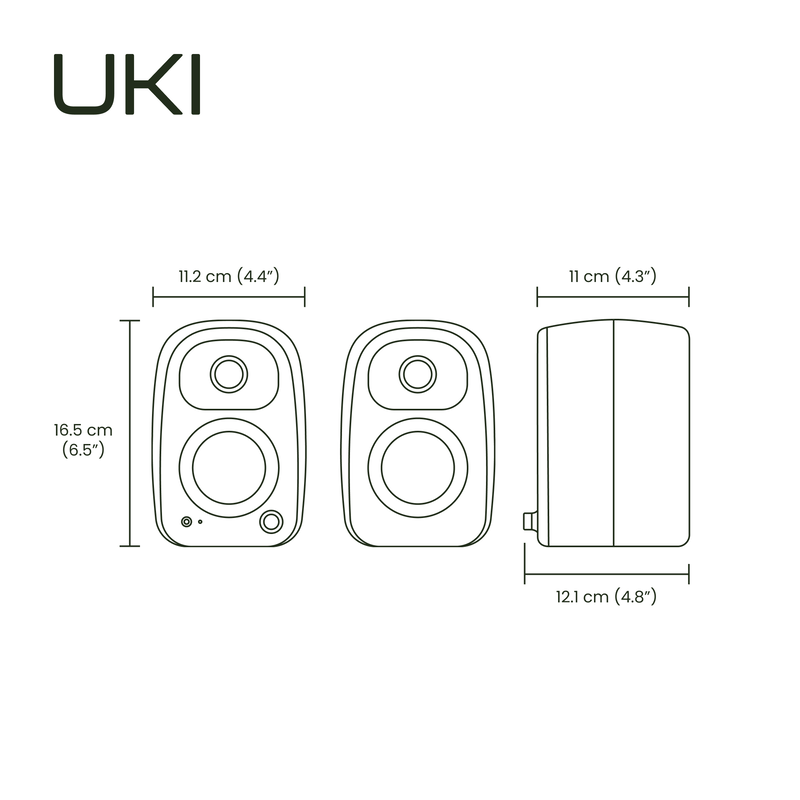 Kanto uki &epsilon;&nu;&epsilon;&rho;&gamma;ά &eta;&chi;&epsilon;ί&alpha; &upsilon;&pi;&omicron;&lambda;&omicron;&gamma;&iota;&sigma;&tau;ή 100w &mu;&epsilon; bluetooth, USB-c & έ&xi;&omicron;&delta;&omicron; &alpha;&kappa;&omicron;&upsilon;&sigma;&tau;&iota;&kappa;ώ&nu; - speckled brown (&zeta;&epsilon;ύ&gamma;&omicron;&sigmaf;)-null
