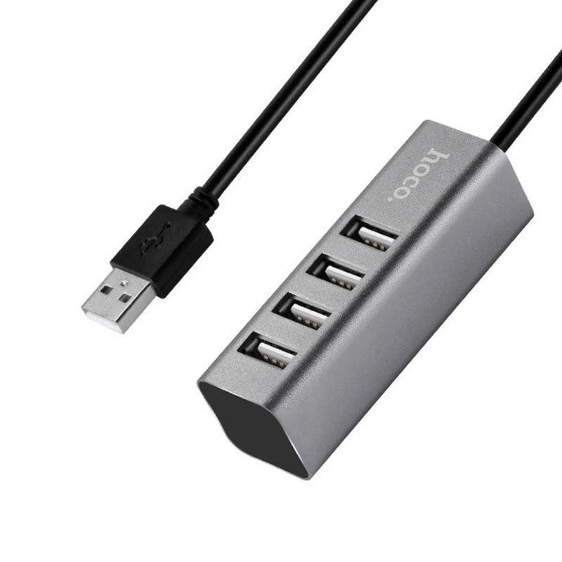 Hoco hub 4-port USB, , medium-null