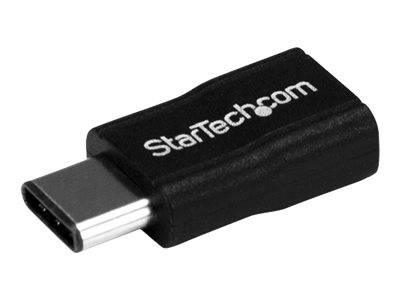 Startech.com USB c to USB micro b / USB type c to USB m / f / USB 2.0 / USB c connector / USB-c to USB micro b adapter (USB2cubadp) / USB adapter / USB-c (m) to micro-USB type b (f) / USB 2.0 / black, , medium
