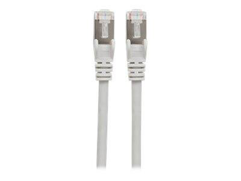 Intellinet network patch cable, cat6, 20m, grey, copper, s/ftp, lsoh / lszh, pvc, rj45, gold plated contacts, snagless, booted, polybag - patch cable - rj-45 (m) to rj-45 (m) - 20 m - sftp, pimf - cat 6 - halogen-free, molded, snagless - grey-null