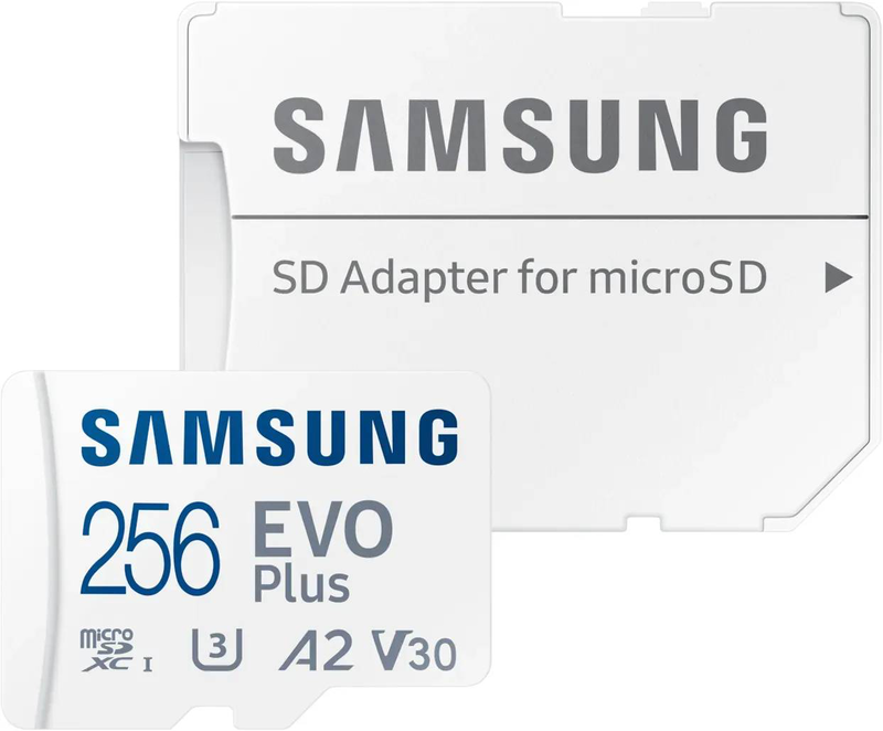 256GB micro sd memory card samsung evo plus v30-null