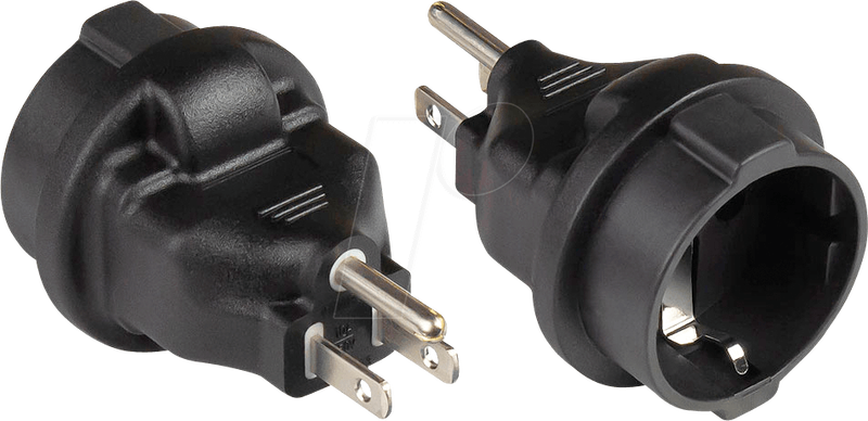 Good connections pa-4502s - type b - type f - 250 v - 10 a - black - polyvinyl chloride (pvc) - current/power supply-null