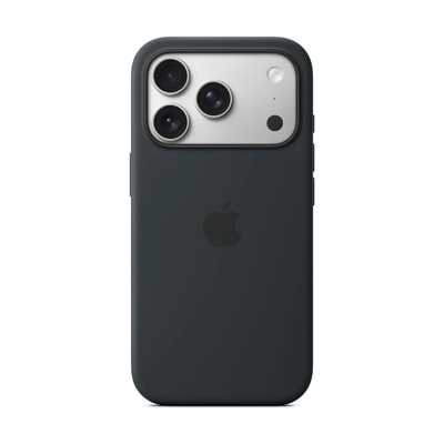 iPhone 17 pro silicone case with MagSafe black, Black, medium