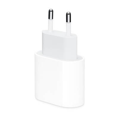 20w USB-c power adapter, White, medium