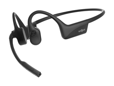 Shokz opencomm2 / 2025 upgrade / headset / open ear / behind-the-neck mount / bluetooth / wireless / black, , medium