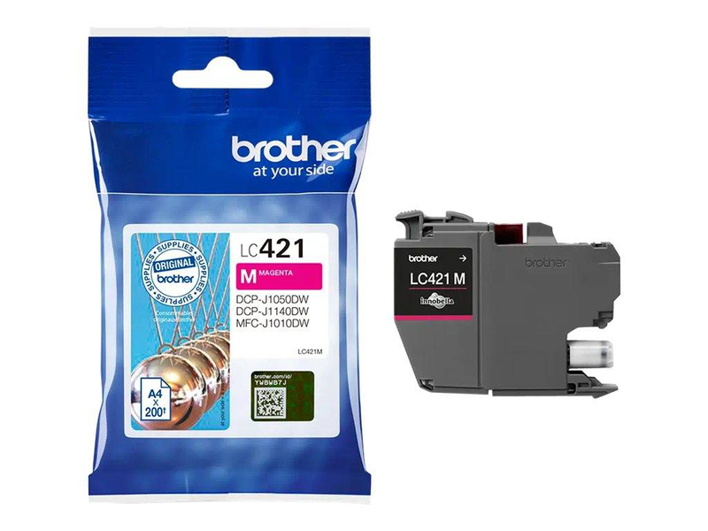 Brother lc421m / magenta / original / ink cartridge / for brother dcp-j1140dw, mfc-j1010dw, mfc-j1012dw, , medium-null