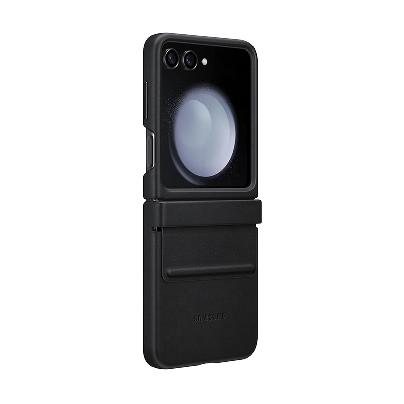 Galaxy z flip5 flap eco leather black image number null