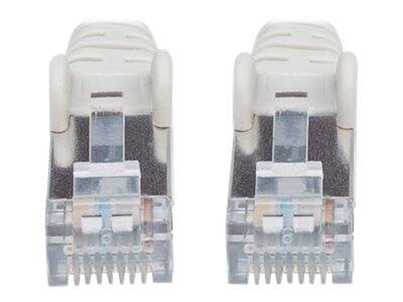 Intellinet network patch cable, cat6, 20m, grey, copper, s/ftp, lsoh / lszh, pvc, rj45, gold plated contacts, snagless, booted, polybag - patch cable - rj-45 (m) to rj-45 (m) - 20 m - sftp, pimf - cat 6 - halogen-free, molded, snagless - grey-null