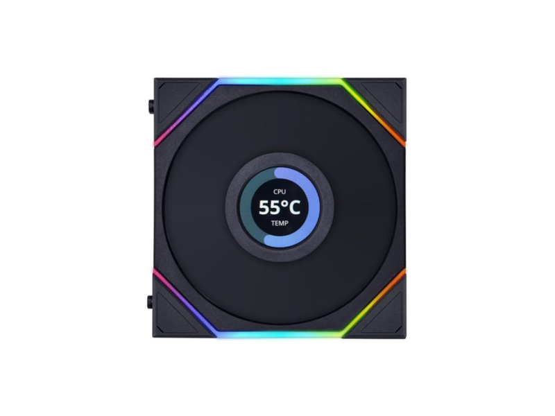 Lian li unifan tl lcd 120 case fans 3pcs (triple pack include controller)-null