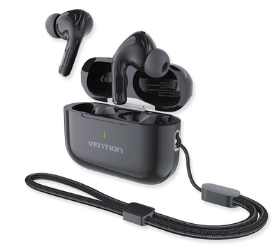 Vention earphones bt tws inear echo lite e11 plus black nbvb0-plus, , medium