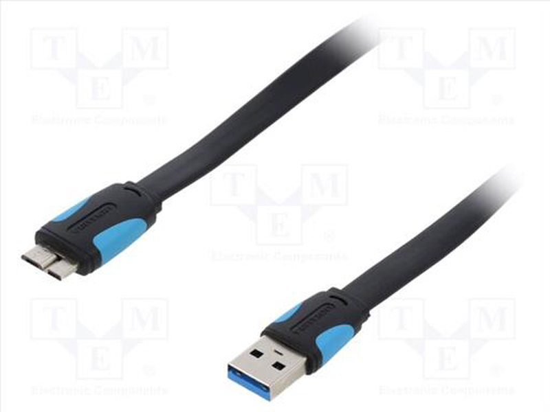 Otg bable  flat USB a - USB micro  plug 2m, , medium-null