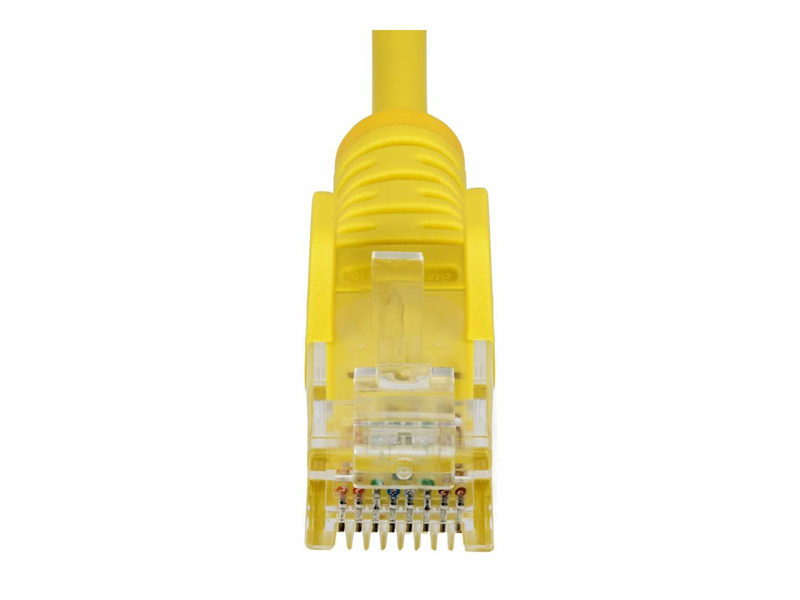 Startech.com 10m yellow slim cat6 ethernet cable, snagless, 28awg, lszh / patch cable / rj-45 (m) to rj-45 (m) / 10 m / 3.6 mm / utp / cat 5/5e/6 / ieee 802.3bt / halogen-free, snagless, stranded copper / yellow-null