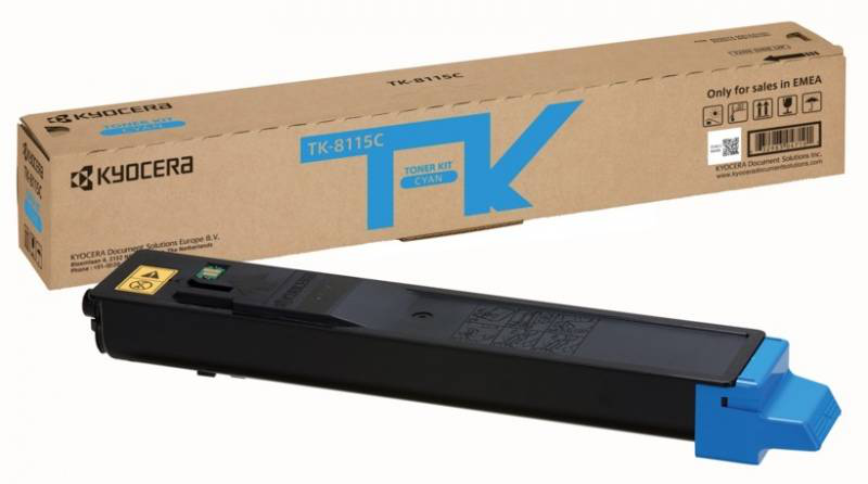 Kyocera tk 8115c / cyan / original / toner cartridge / for ecosys m8124cidn, m8124cidn/kl3, m8130cidn, m8130cidn/kl3, , medium-null