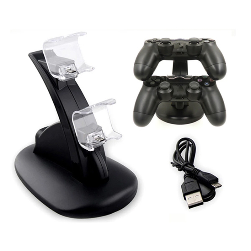 Dual USB charging stand – for ps4 slim and pro, , medium-null