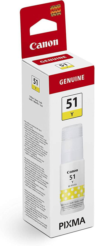 Canon gi-51 y yellow original ink refill 70ml  4548c001, , medium-null
