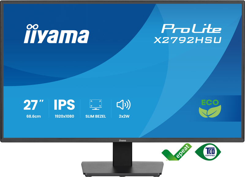 Iiyama prolite x2792hsu-b1 27" monitor ips 120hz 1920x1080-null