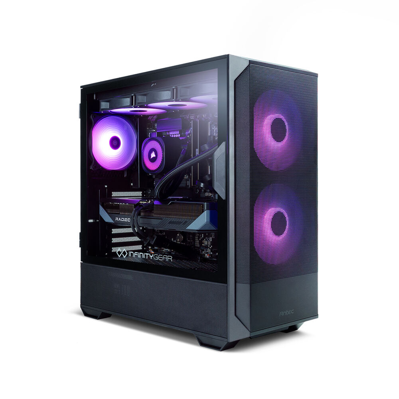 Infinity gear model radeon rev.c1 (ryzen 5-9600x/32GB ddr4/1TB ssd/windows) desktop pc-null