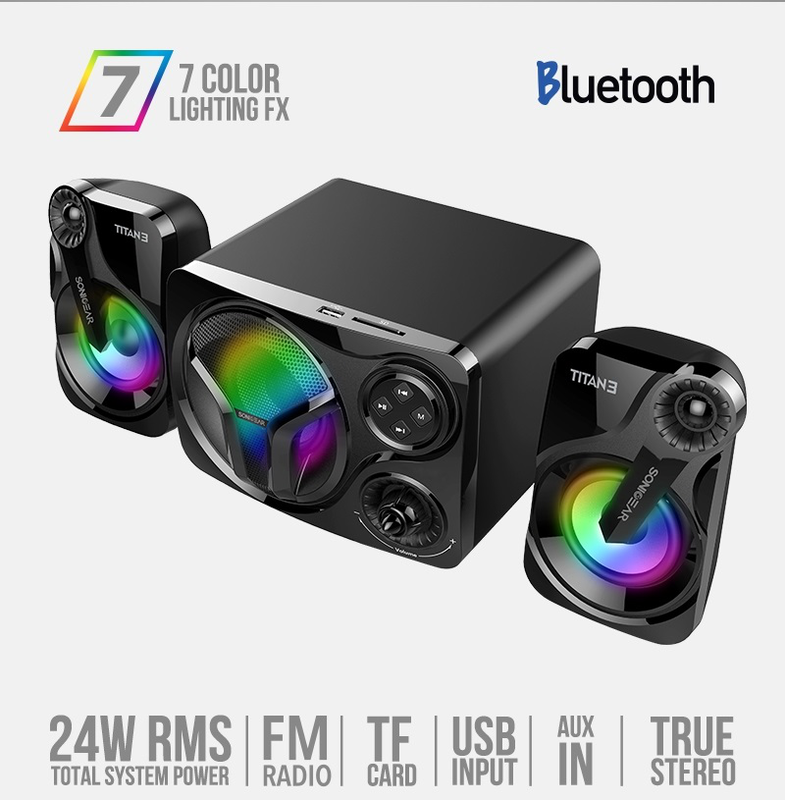 Sonicgear titan3 USB powered 2.1 pc speakers, , medium-null