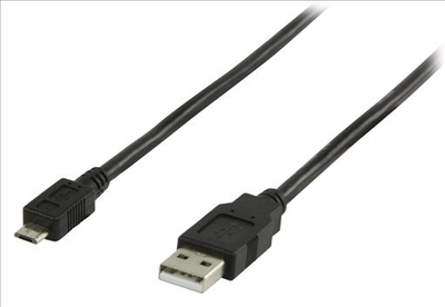 USB 2.0  2m USB a male - USB micro b male cable
