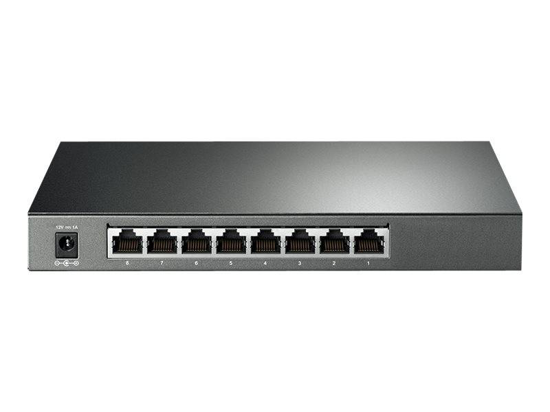 Tp-link omada tl-sg2008p 8-port gigabit smart managed switch poe-powered vlan qos wall-mountable-null