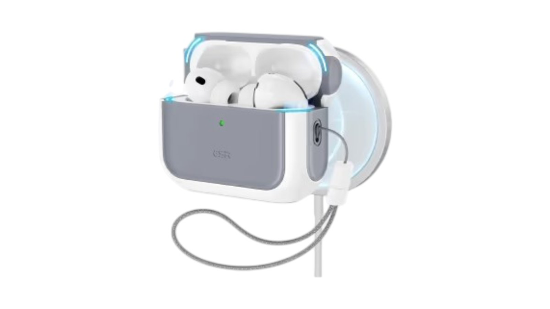 AirPods pro 3 esr orbit halolock MagSafe case white, , medium-null