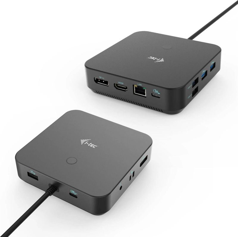 I-tec c31triple4kdockpdpro USB-c triple 4k docking station 2x displayport HDMI 100w pd gigabit ethernet black-null