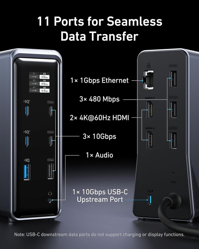 Anker prime docking station 14- in-1 160w  black, , medium-null